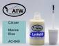 Preview: Citroen, Marine Blue, AC-649: 20ml Lackstift, von ATW Autoteile West.